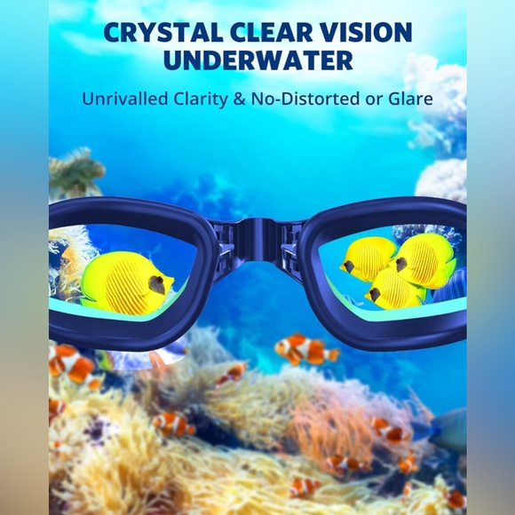 Aegend Swim Goggles, Swimming Goggles No Leaking Full Protection Adult Men Women - Picture 9 of 9